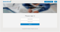 Desktop Screenshot of docs.feedzai.com